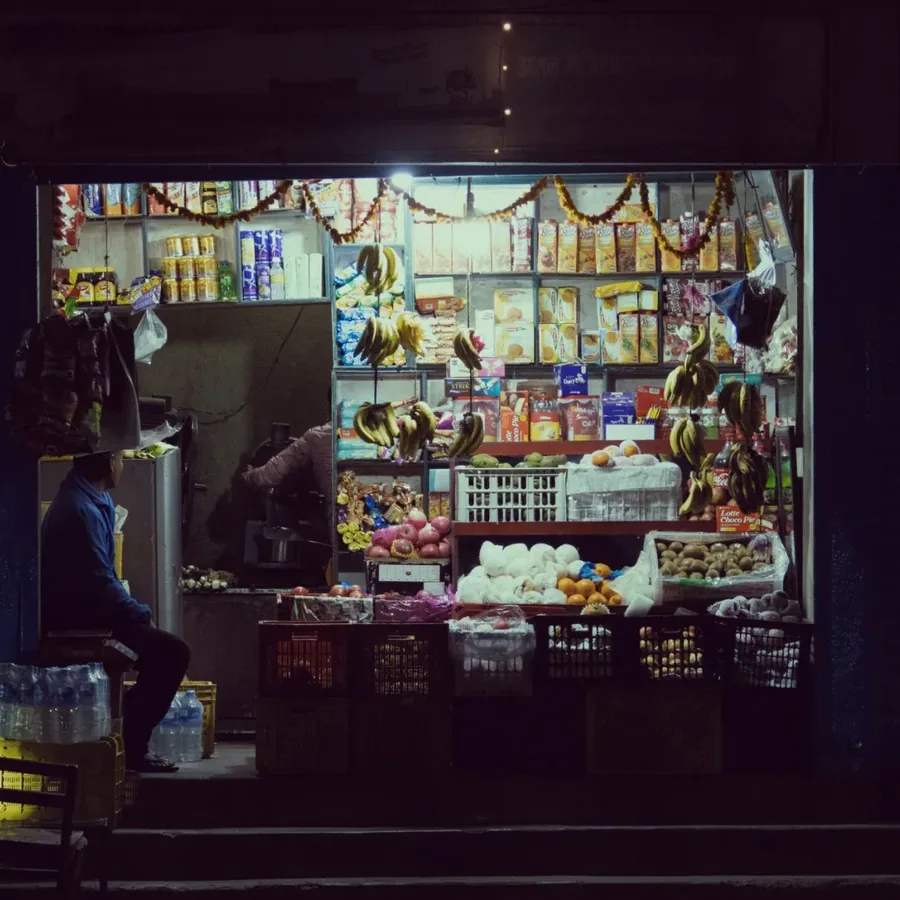 Quầy rau củ tươi